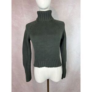 Lucky Brand 100% Cotton Cable Knit Turtleneck